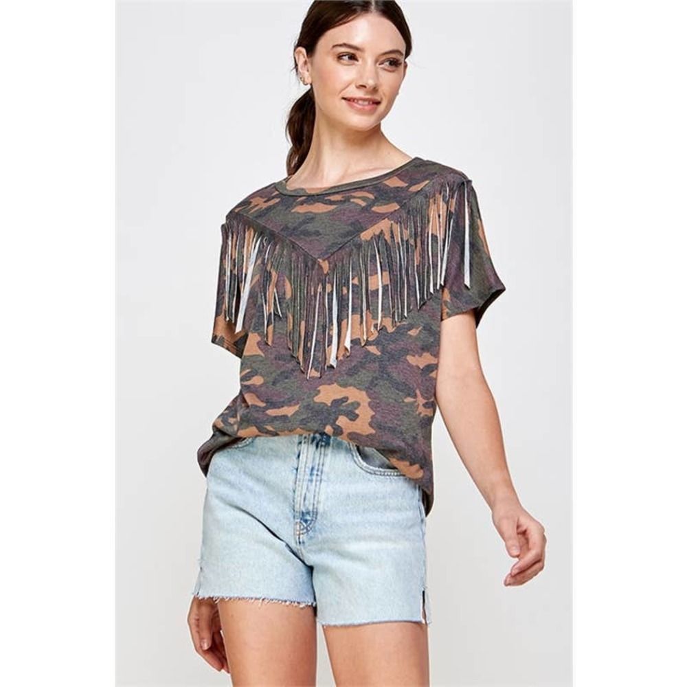 Fringe Camouflage Army Tee - Picture 6 of 6